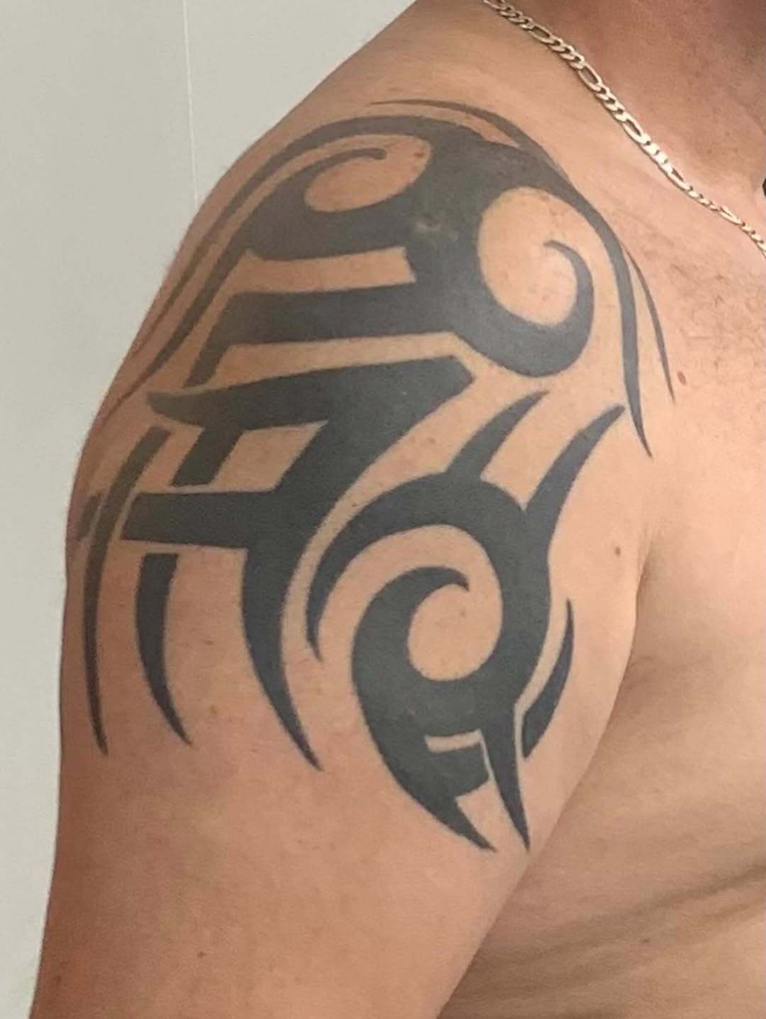 Tattoo by @joshuabowers — tribal, blackwork