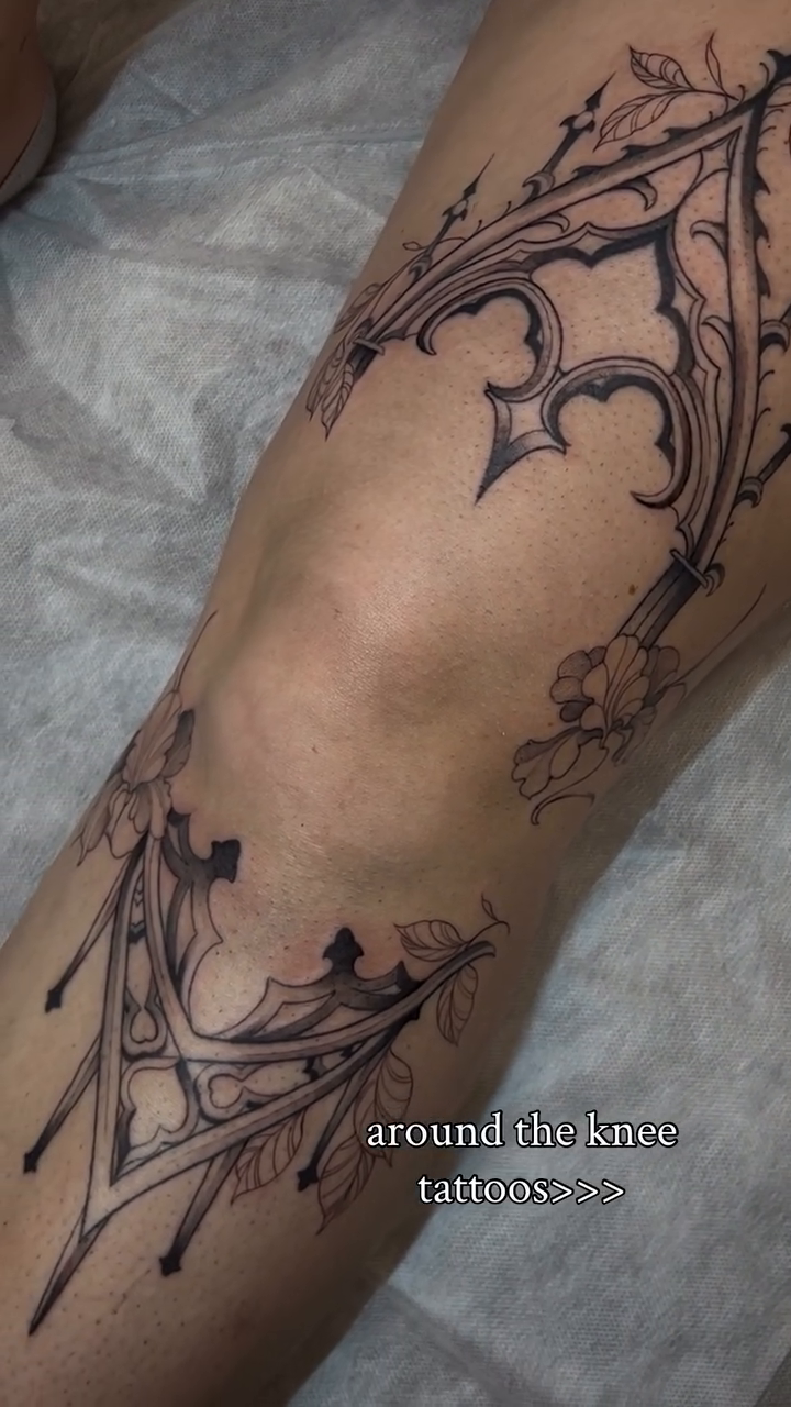 Tattoo by @tattoosbyalyssa — blackwork, ornamental