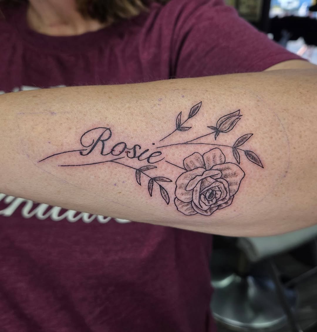Tattoo by @jessie.d_tattoos β lettering_script