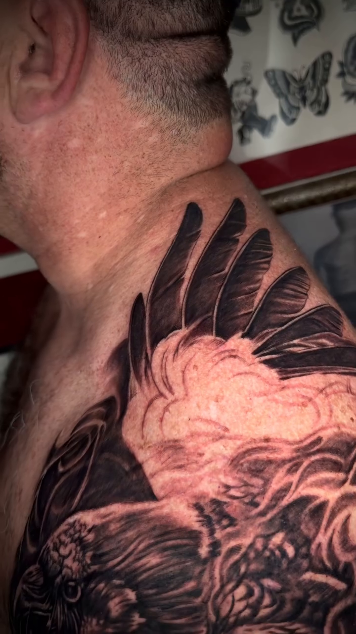 Tattoo by @artbycalib — black_and_grey, realism