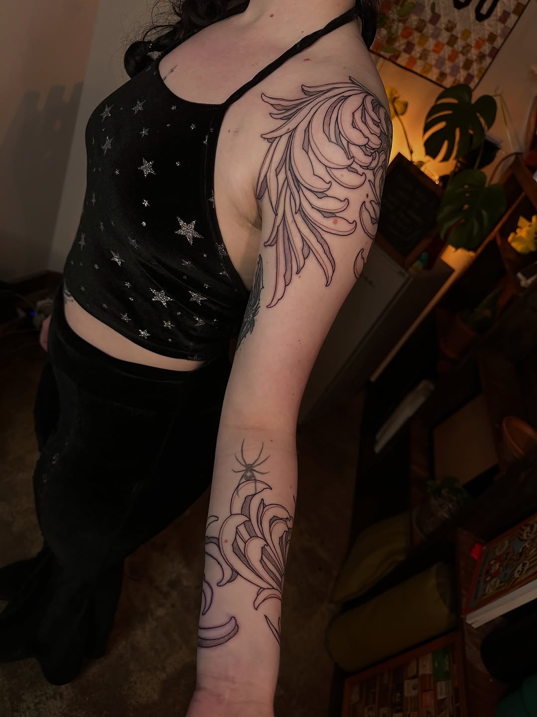 Tattoo by @skinscribe — blackwork