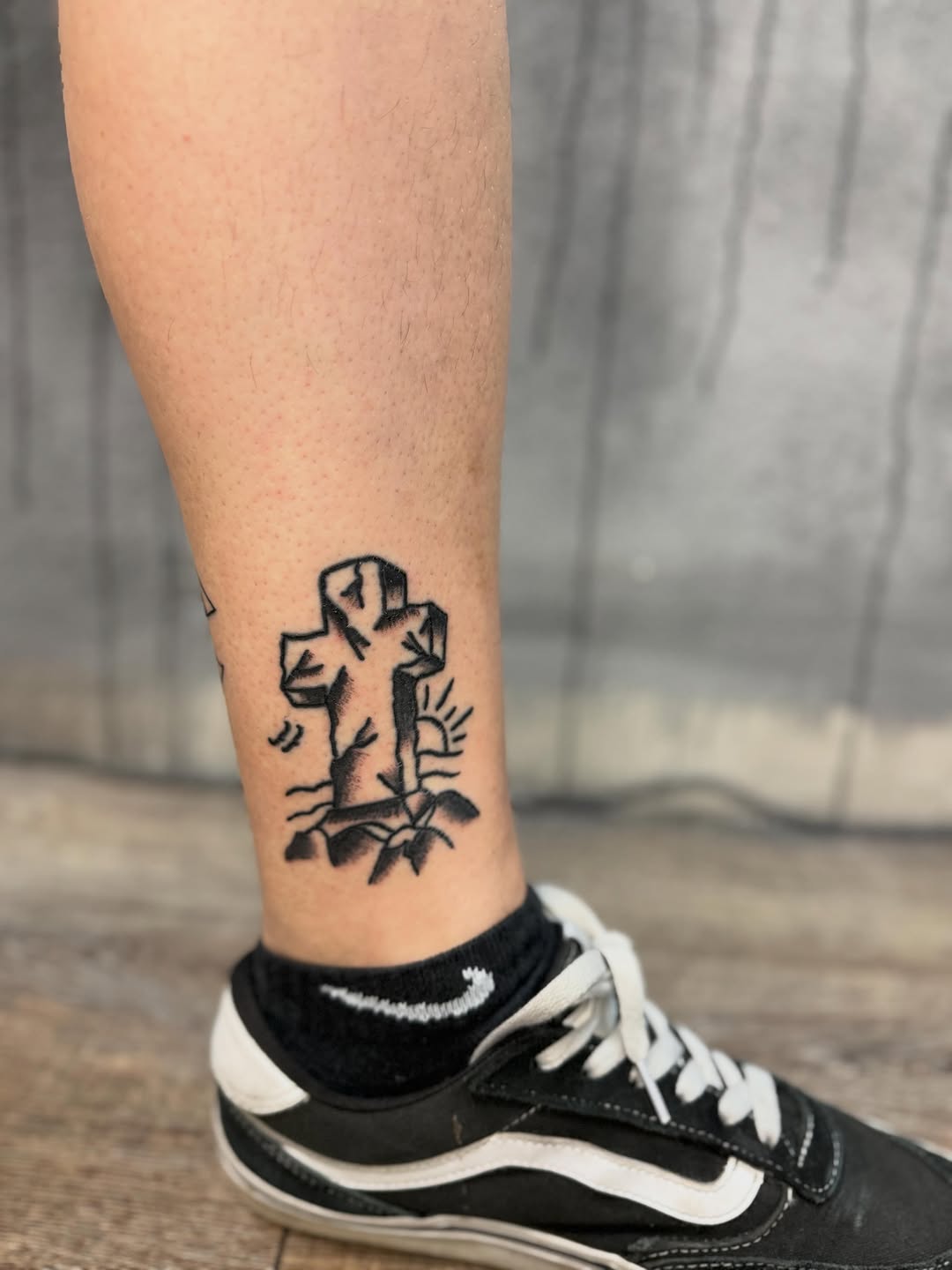 Tattoo by @milohdraws โ blackwork