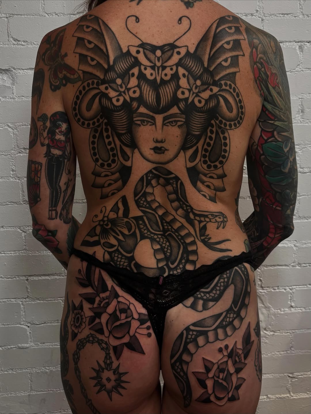 Tattoo by @cleepstattoo — american_traditional, blackwork