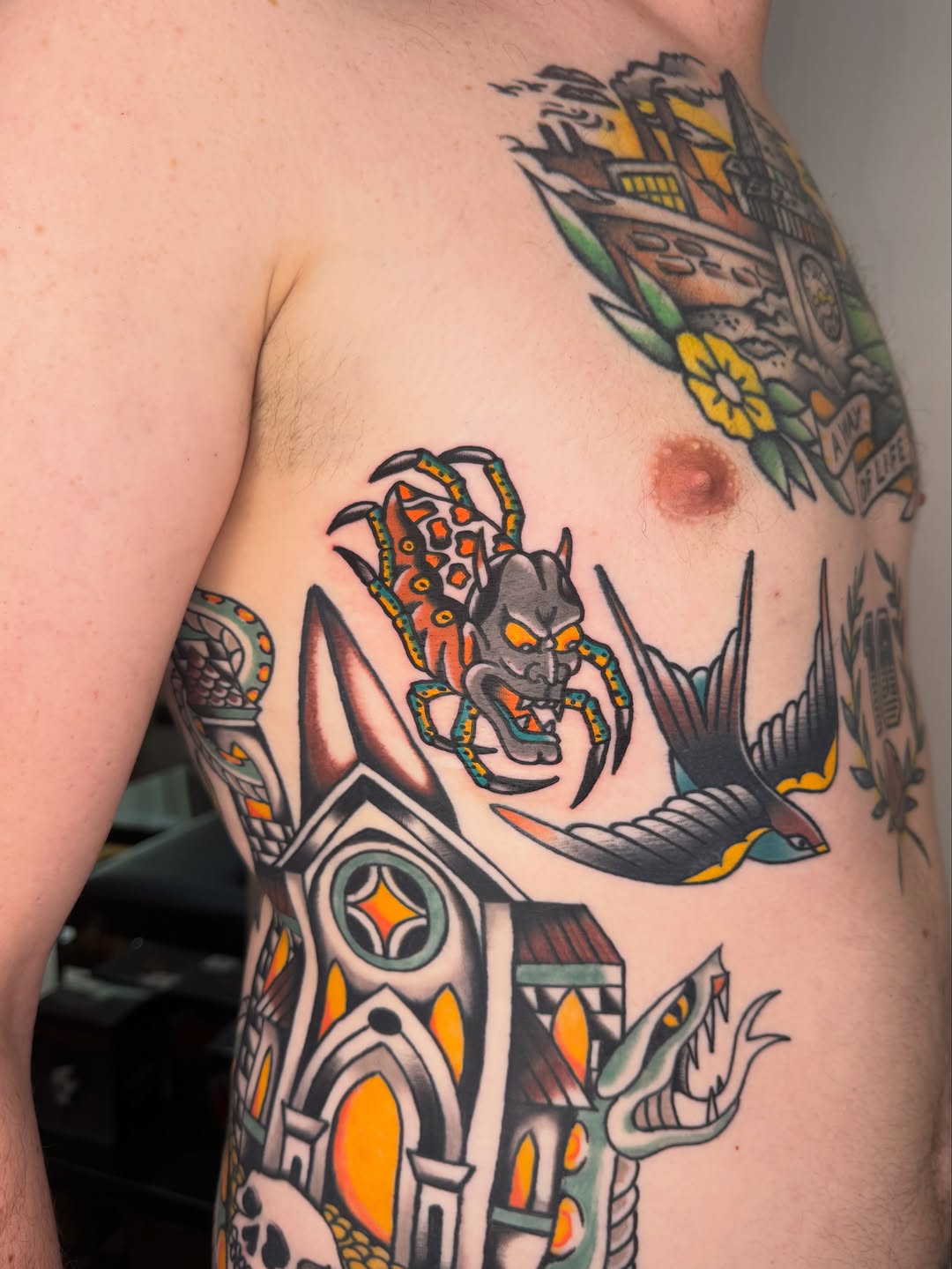 Tattoo by @mamba_tattooer — american_traditional, illustrative