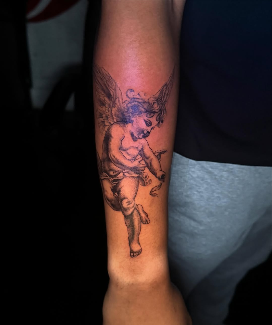 Tattoo by @ninelivestvttoo — realism, black_and_grey