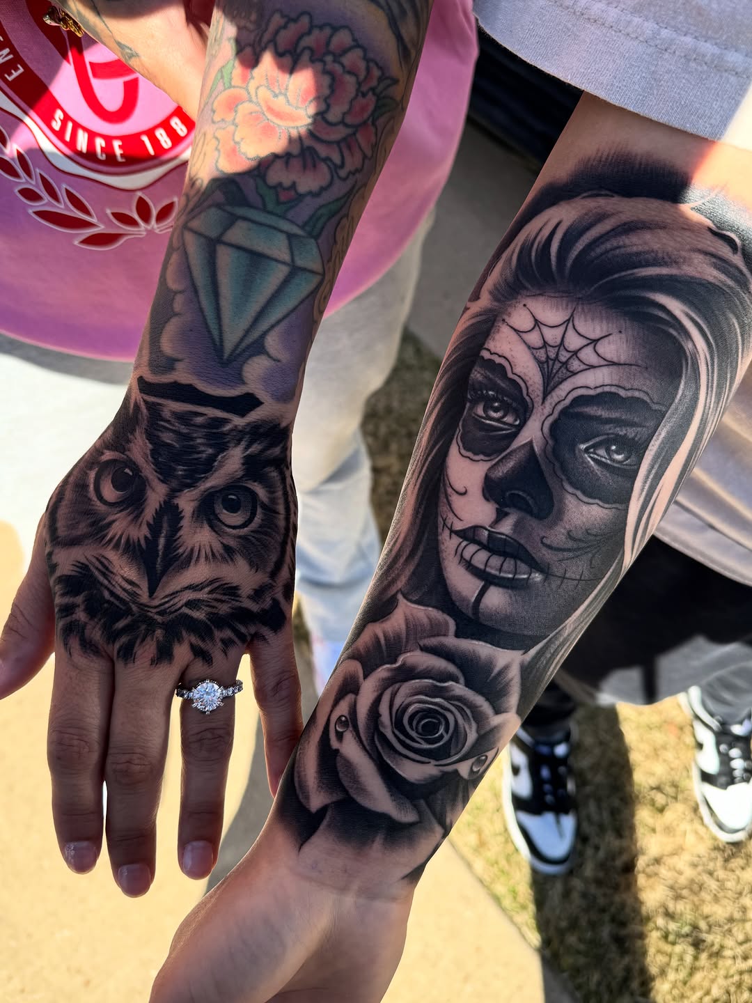 Tattoo by @eksoe_ — realism, black_and_grey