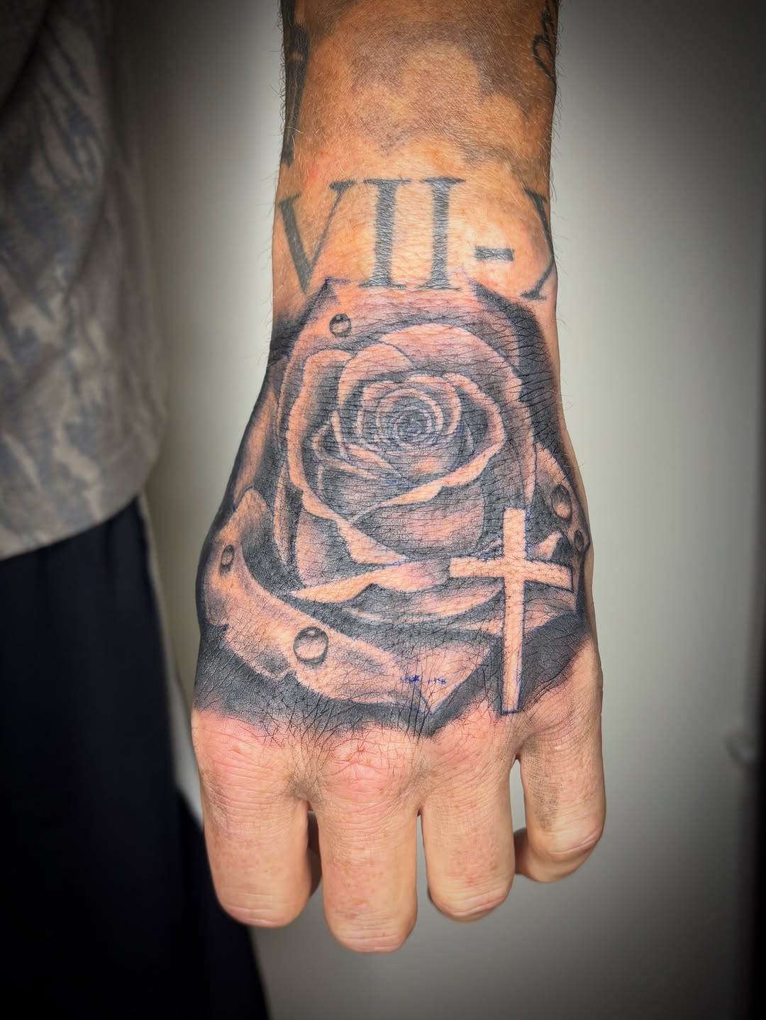 Tattoo by @zhentats2 β black_and_grey, realism