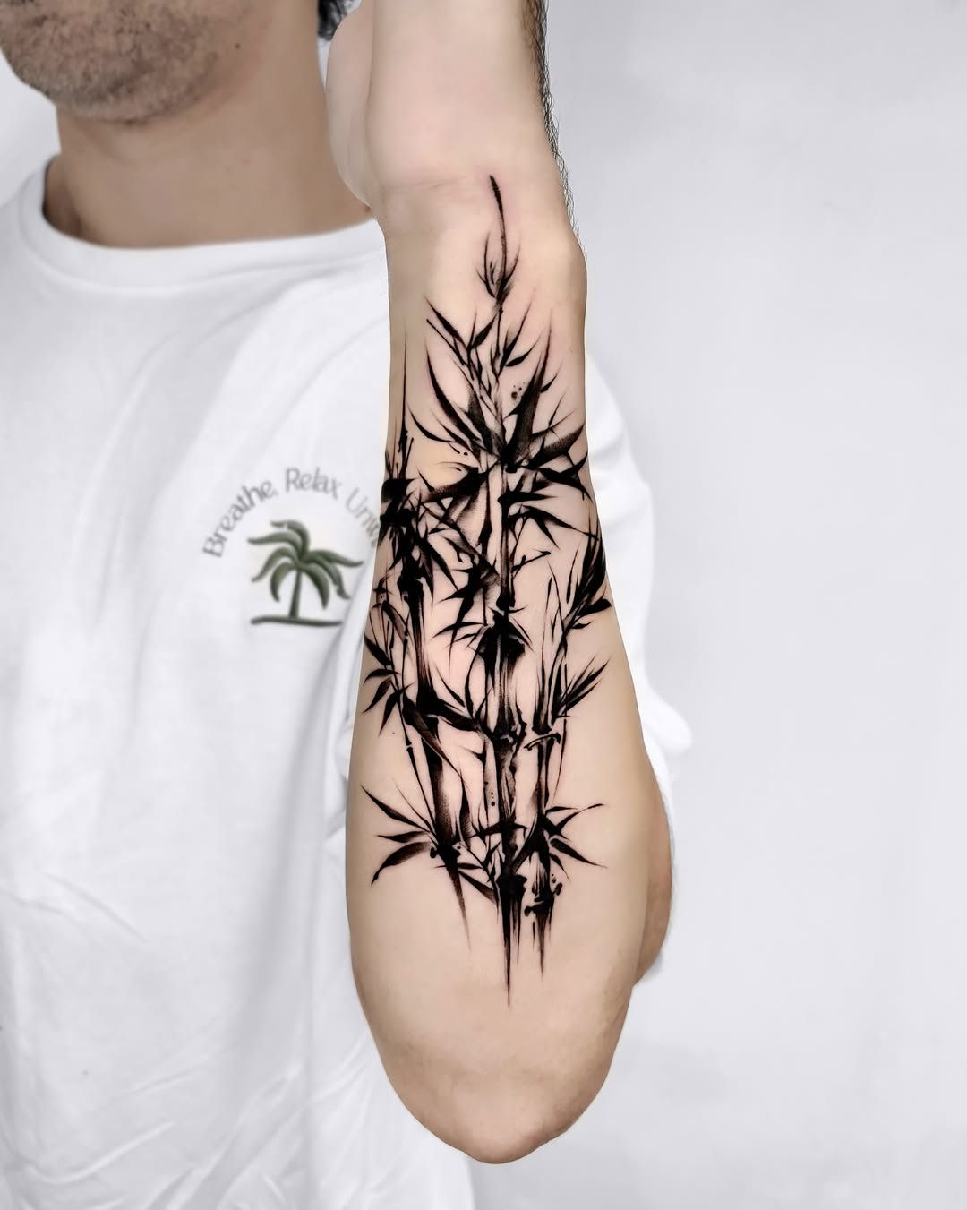 Tattoo by @jing.ink — blackwork, illustrative