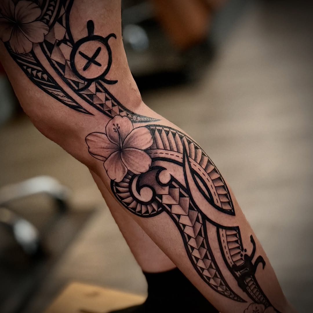 Tattoo by @ivyleetattoo โ tribal, illustrative