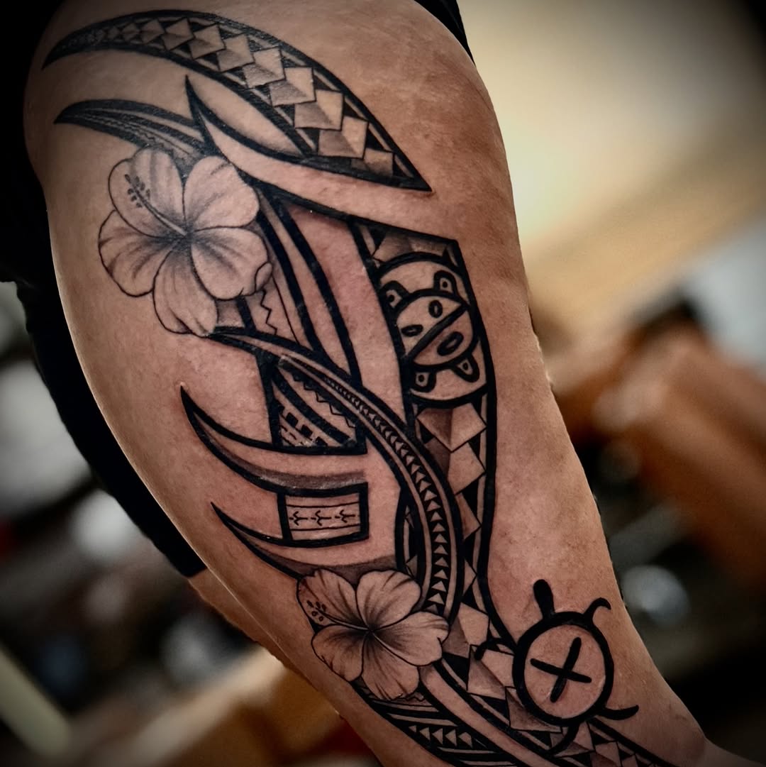 Tattoo by @ivyleetattoo โ tribal, illustrative