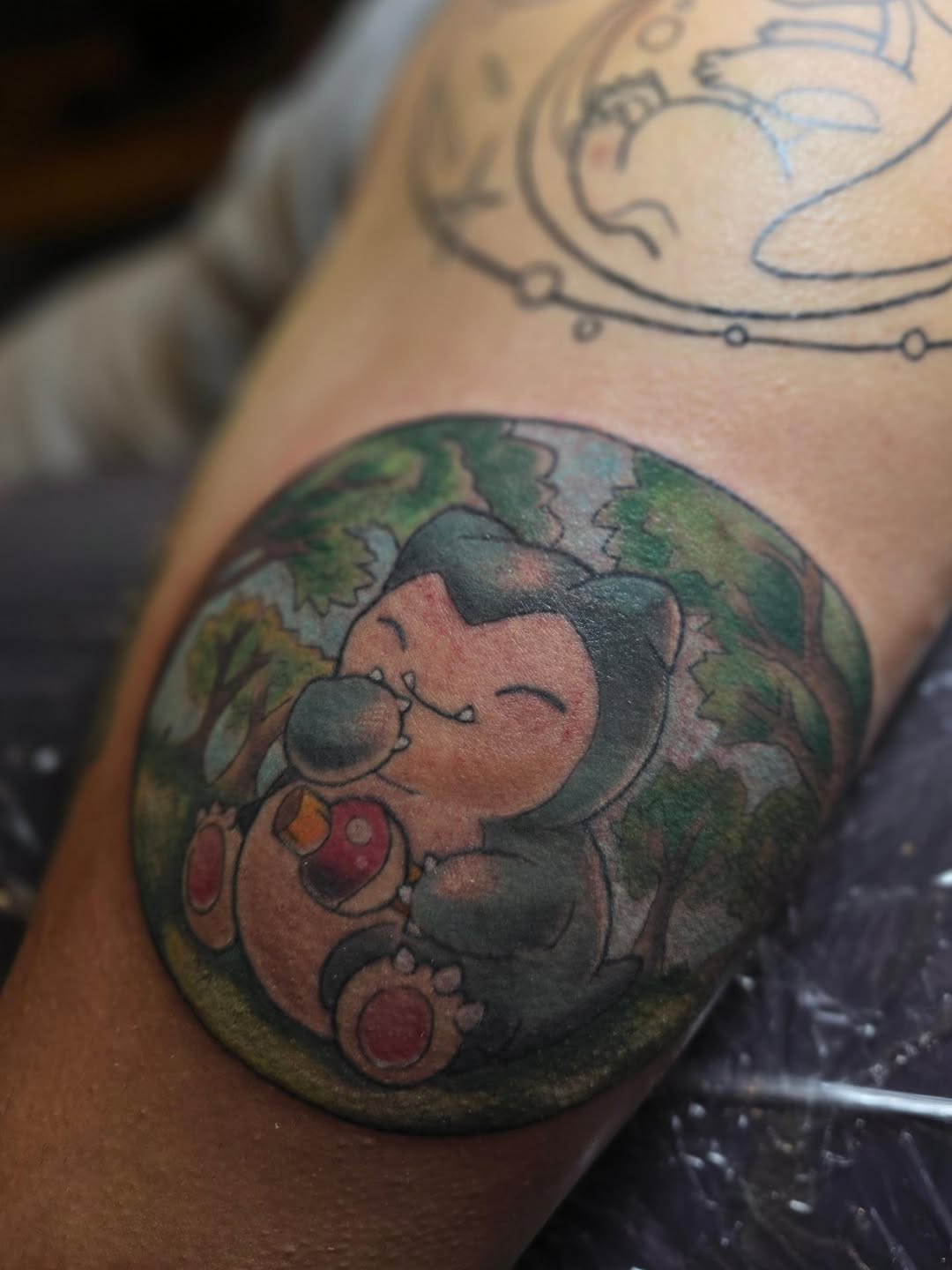 Tattoo by @embermoontattoos โ new_school, anime