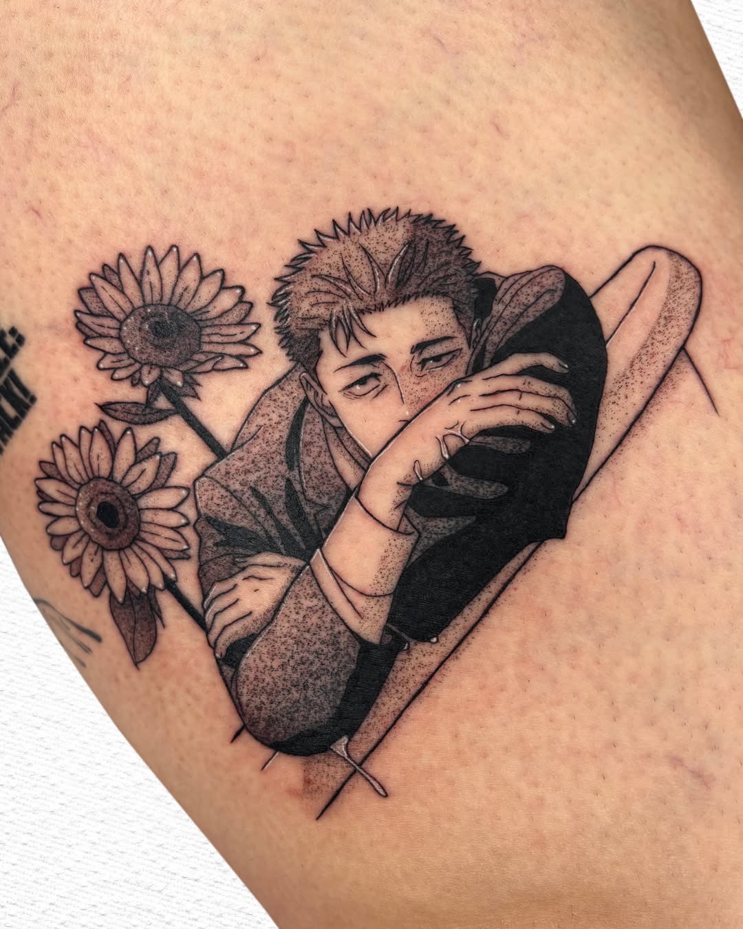 Tattoo by @ryu.inkz โ illustrative, black_and_grey