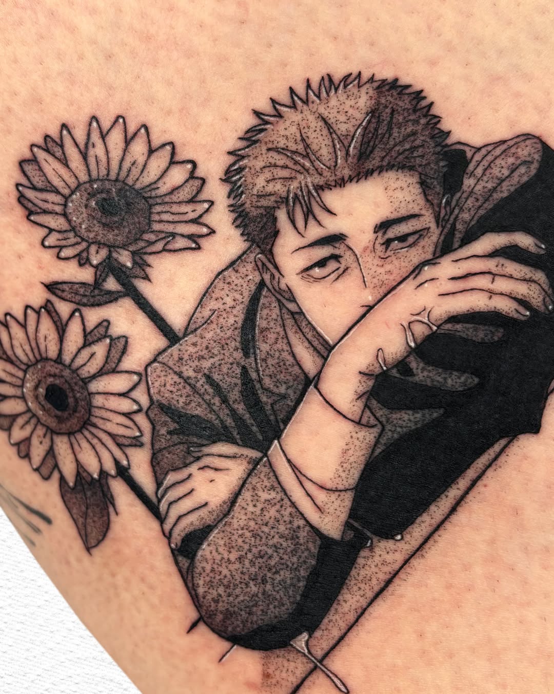 Tattoo by @ryu.inkz โ illustrative, black_and_grey