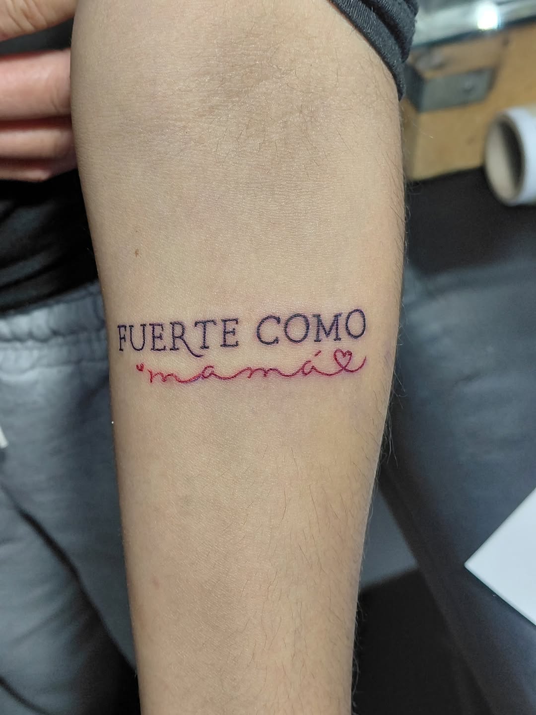 Tattoo by @cannibal_tattoo_studio — lettering_script, fine_line