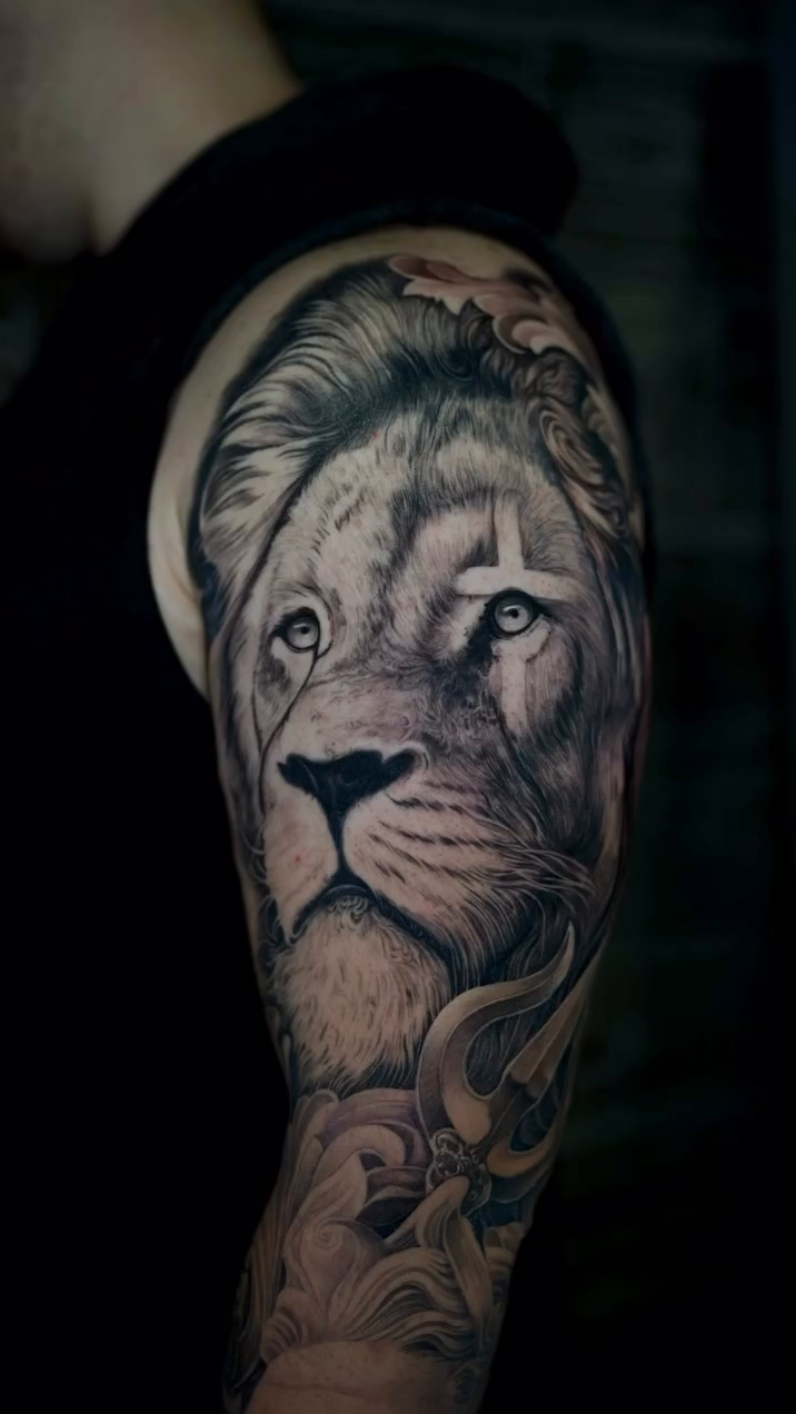 Tattoo by @inkwarden_clt — realism, black_and_grey