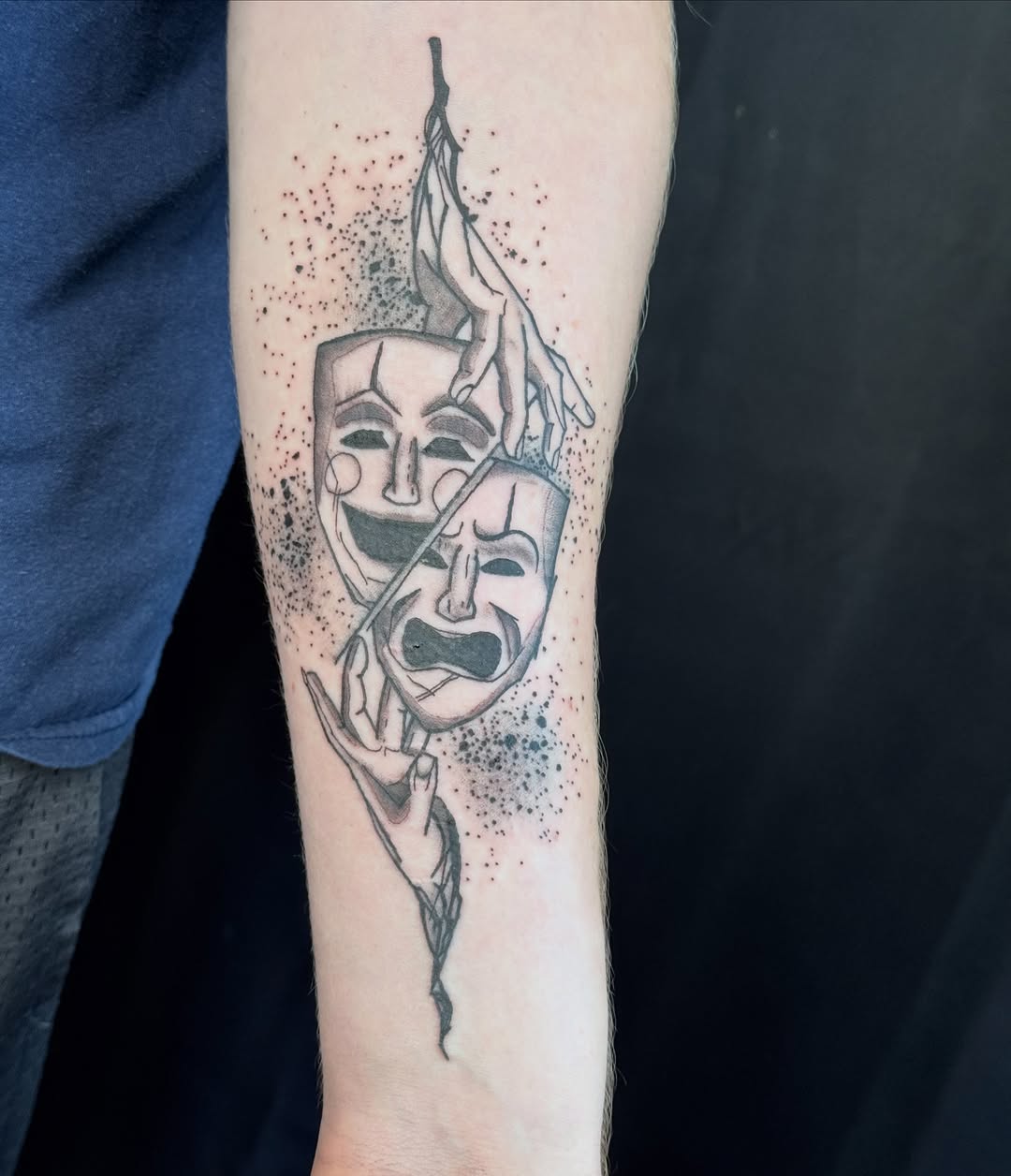 Tattoo by @brandonspindlertattoos — black_and_grey, illustrative