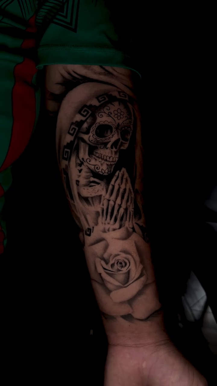 Tattoo by @mmf_tattoos — dark_realism, black_and_grey
