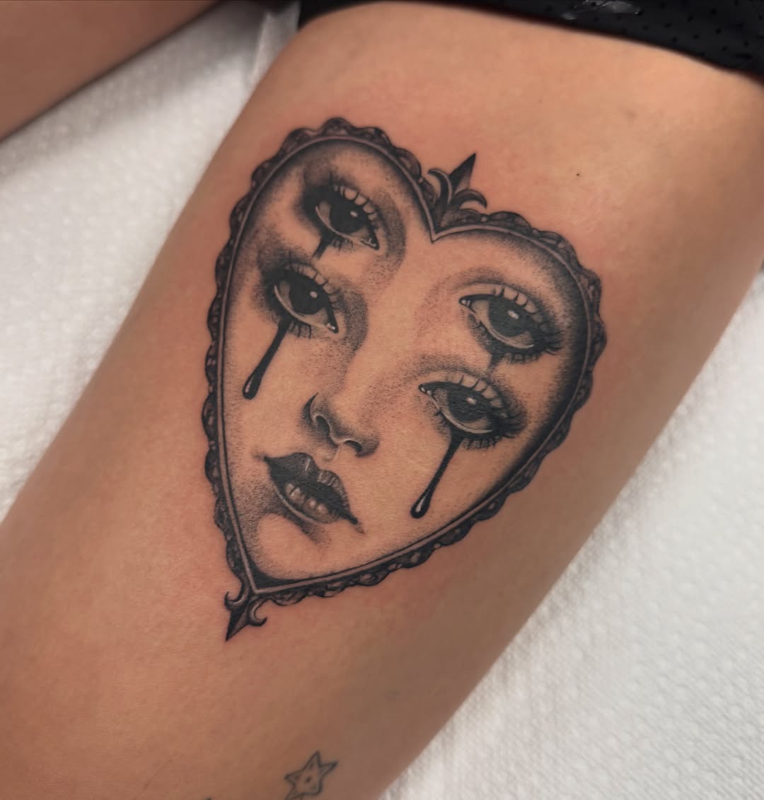 Tattoo by @babytattooer — illustrative, dark_realism
