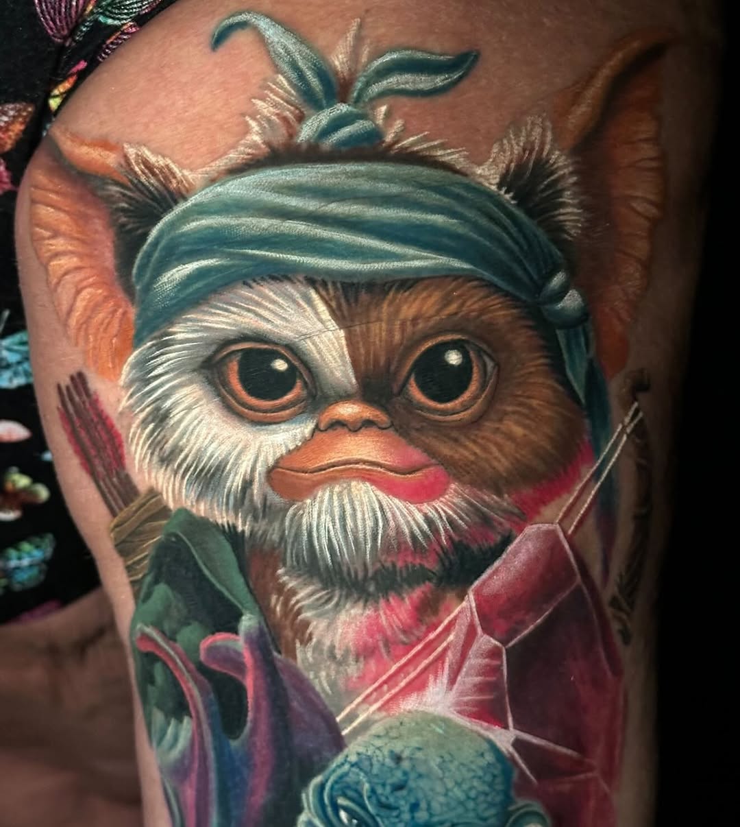Tattoo by @vendoink — realism, anime