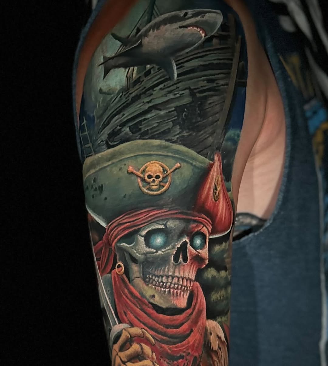 Tattoo by @vendoink — realism, dark_realism