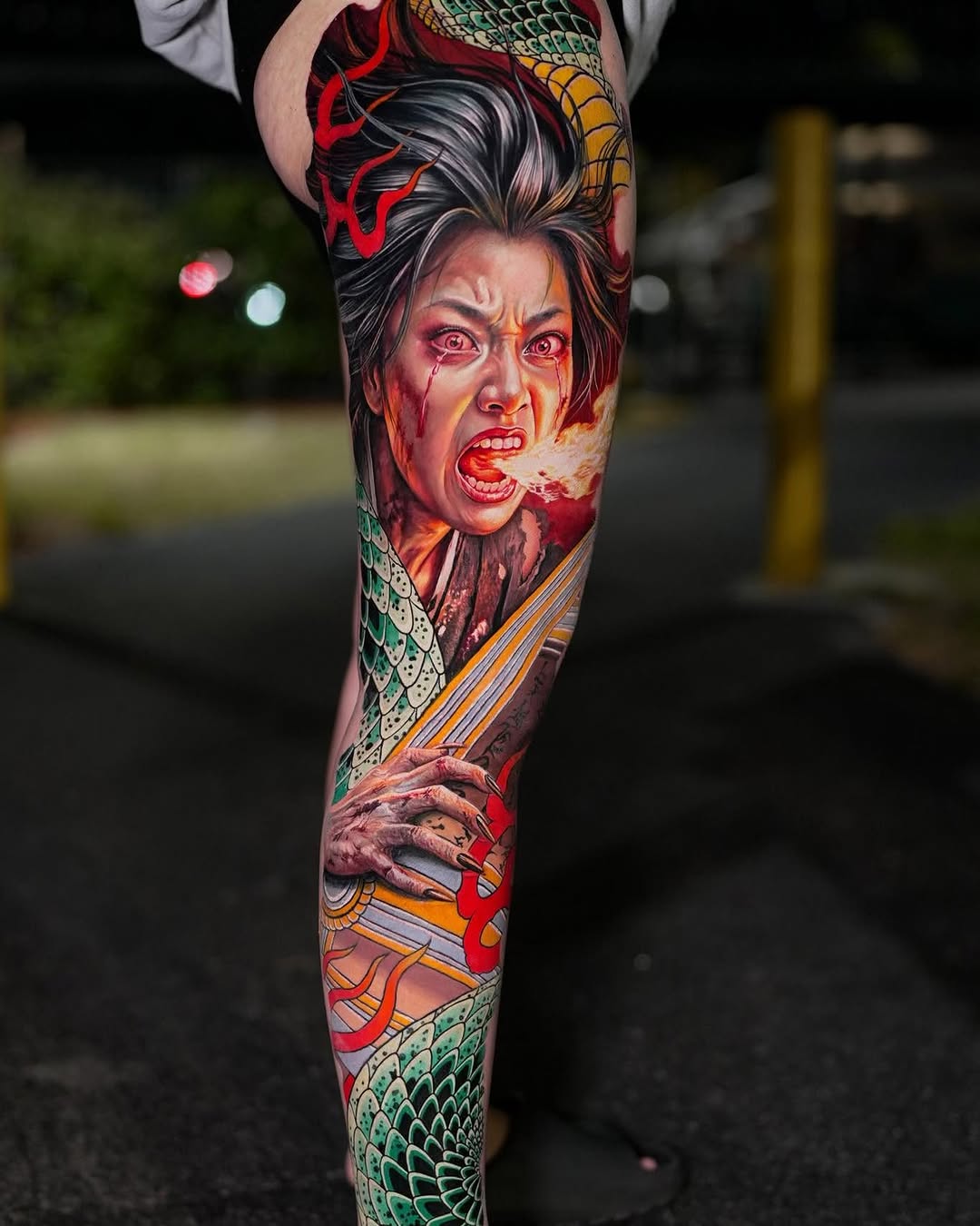 Tattoo by @tailors_truong — realism, japanese_irezumi