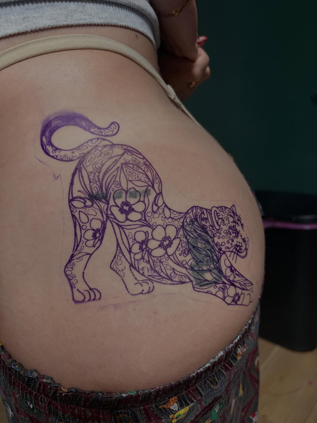 Tattoo by @sassafrastats — ornamental, blackwork