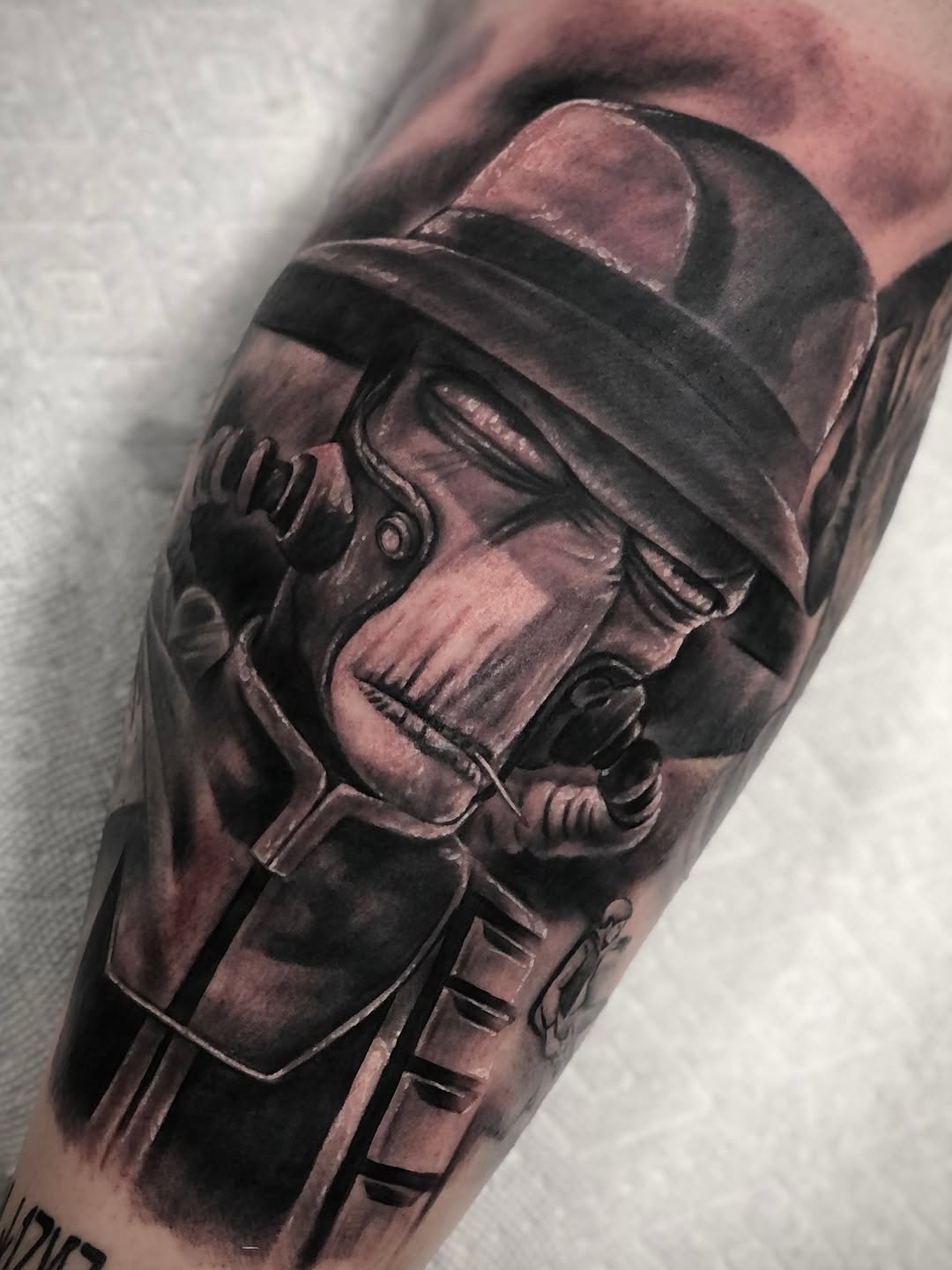 Tattoo by @danfisherart โ realism, black_and_grey
