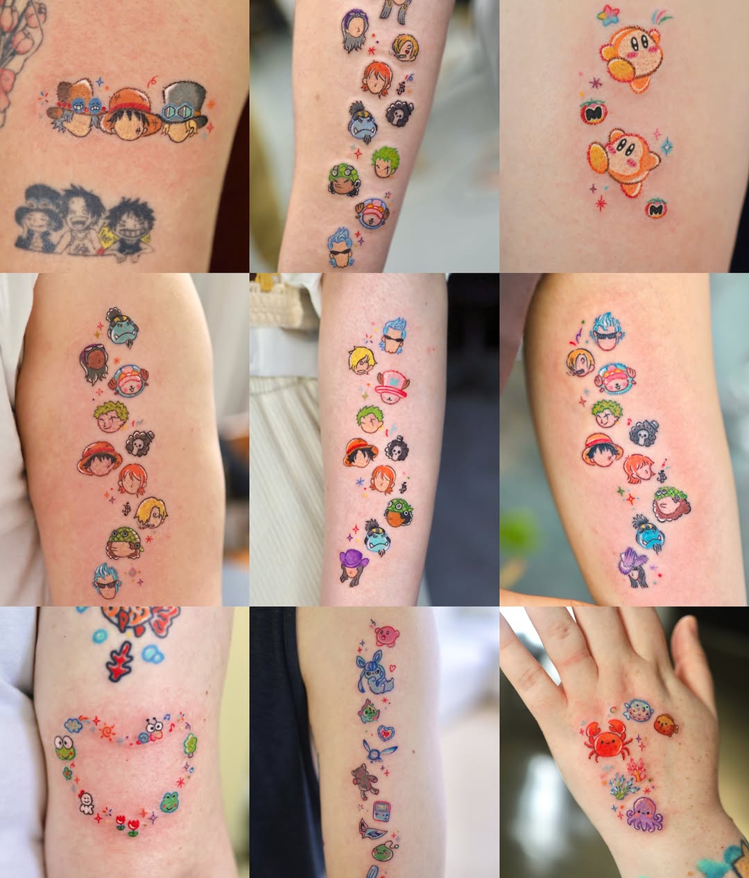 Tattoo by @kettle_tats — anime, fine_line