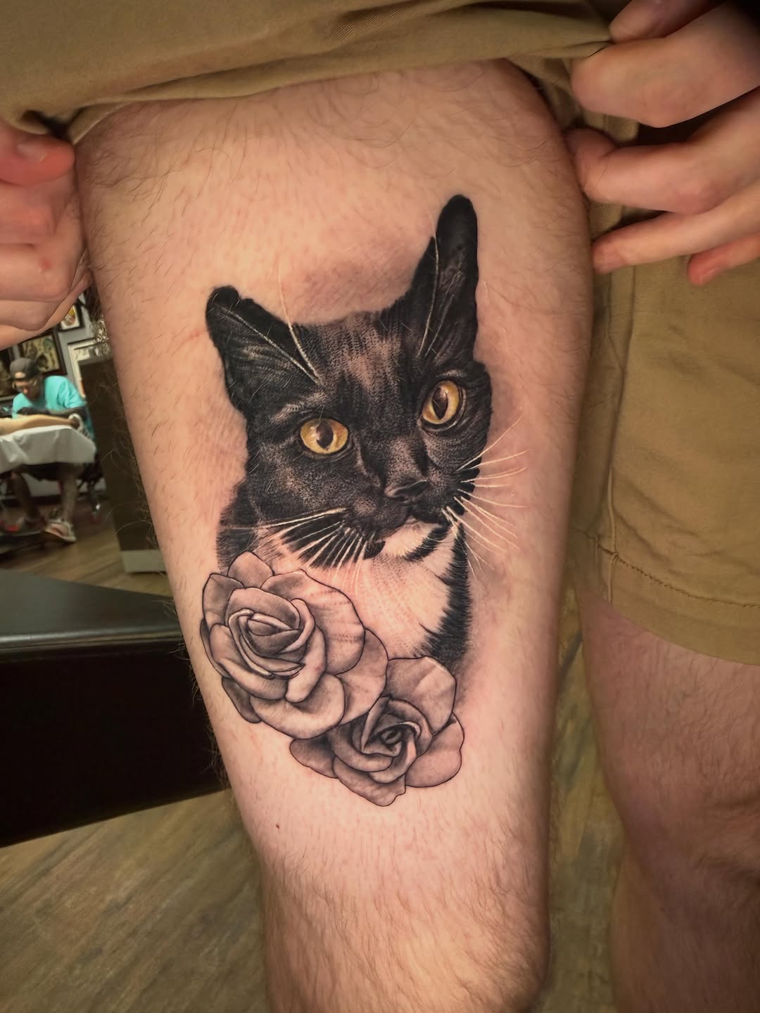 Tattoo by @pokotattoo โ realism, black_and_grey
