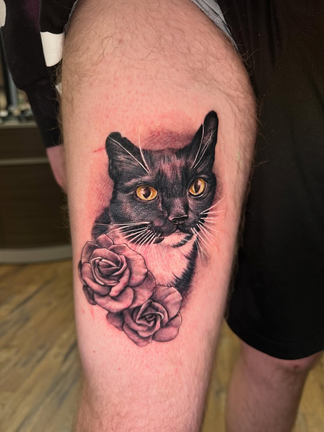 Tattoo by @pokotattoo โ realism, black_and_grey