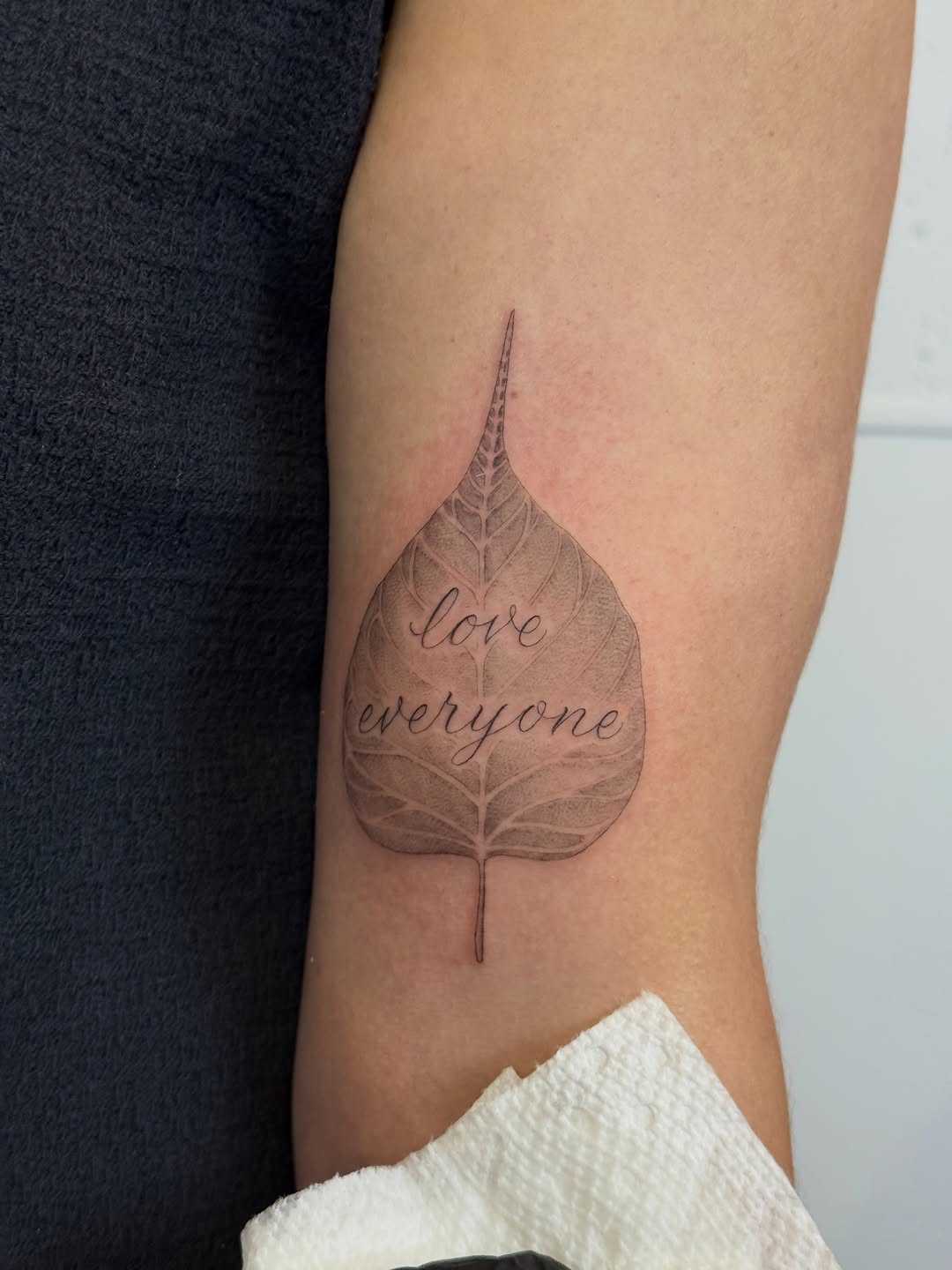 Tattoo by @justinturkus — fine_line, lettering_script
