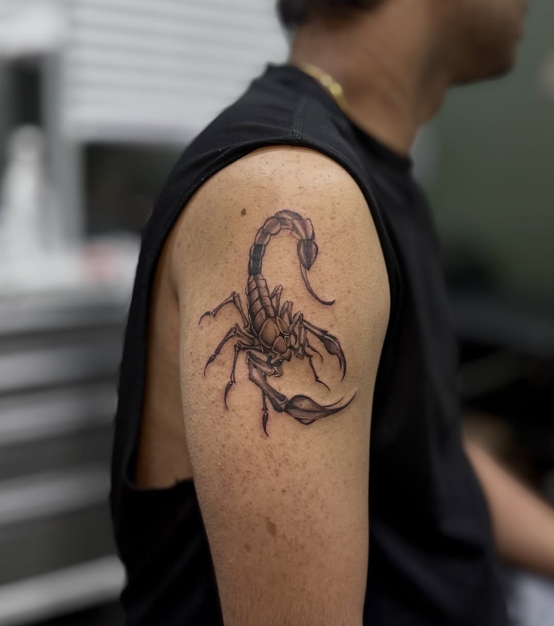 Tattoo by @mugshot.ink — realism, black_and_grey