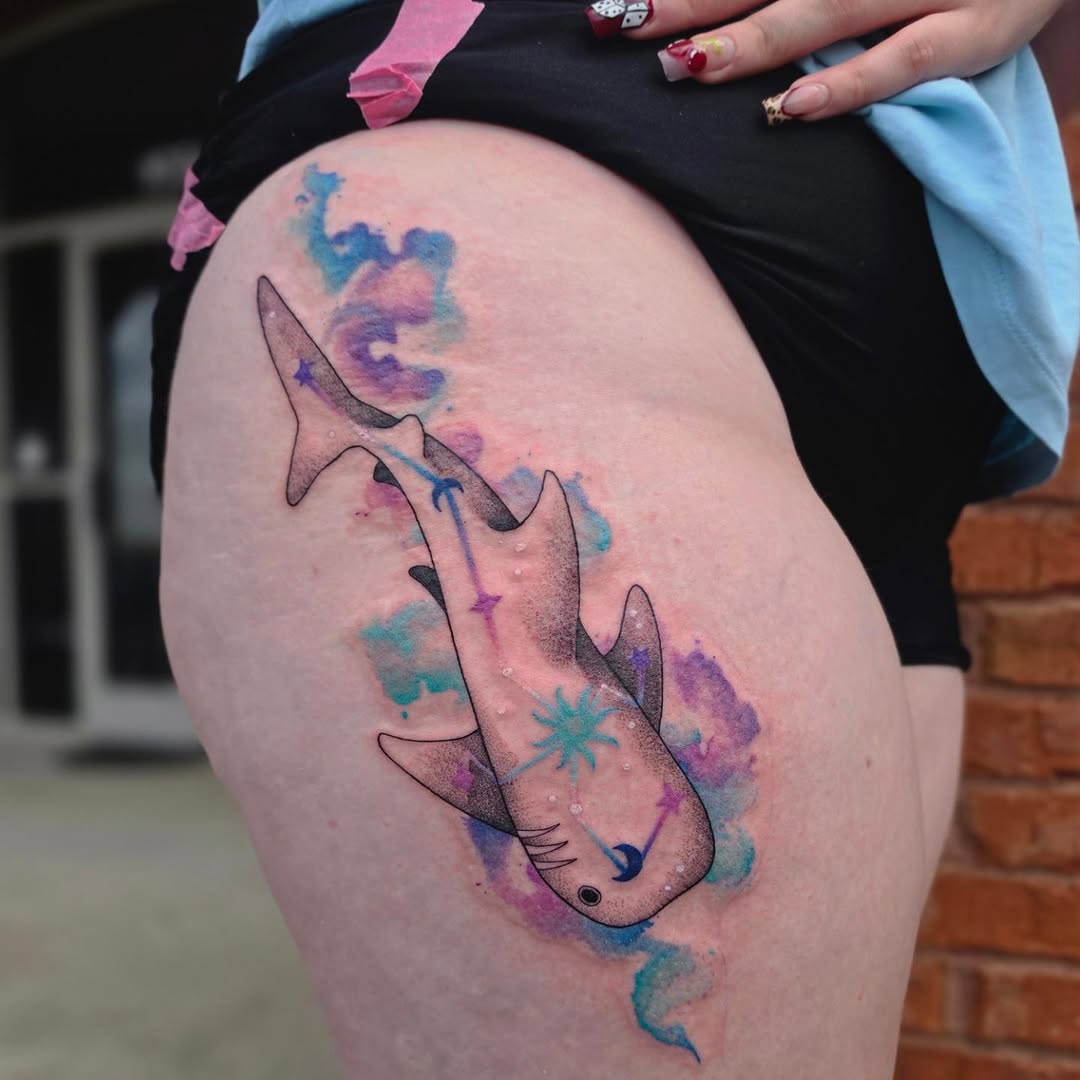 Tattoo by @mimmsytattoo — watercolor, fine_line