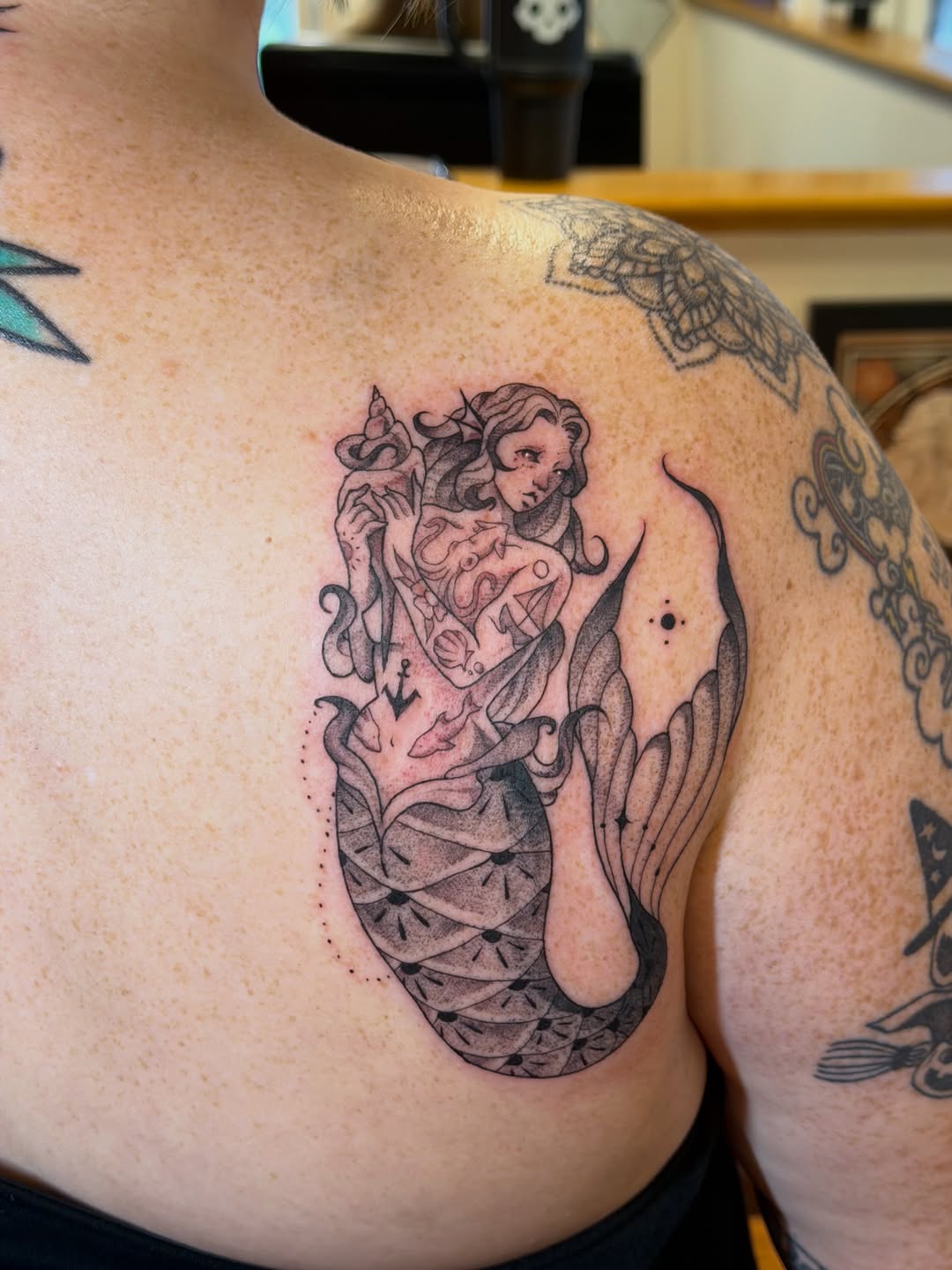 Tattoo by @gianna.tattoos — black_and_grey