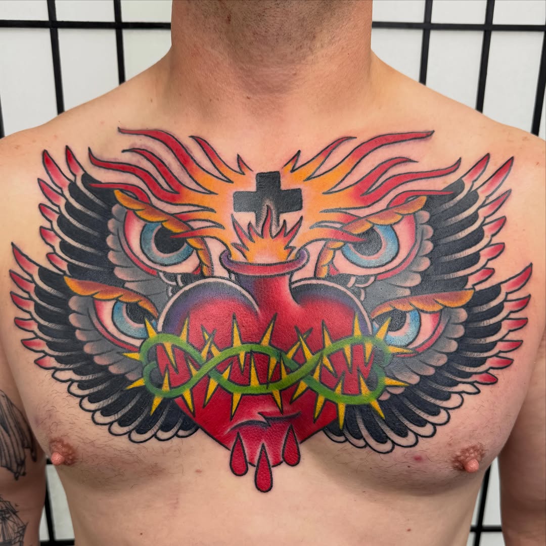 Tattoo by @terrymorgantattoos — american_traditional, neo_traditional