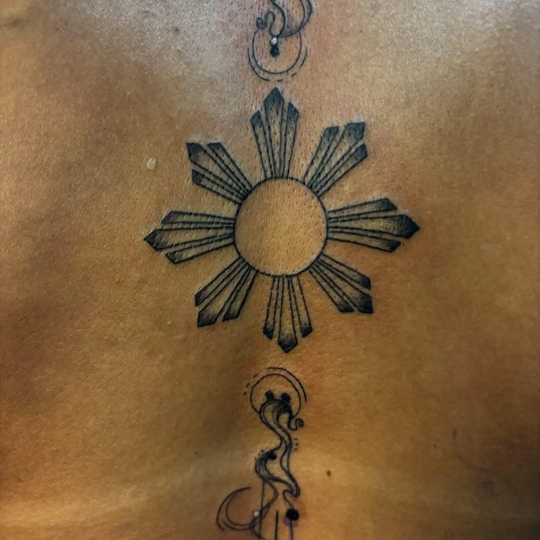 Tattoo by @bananartsgallery — geometric, black_and_grey