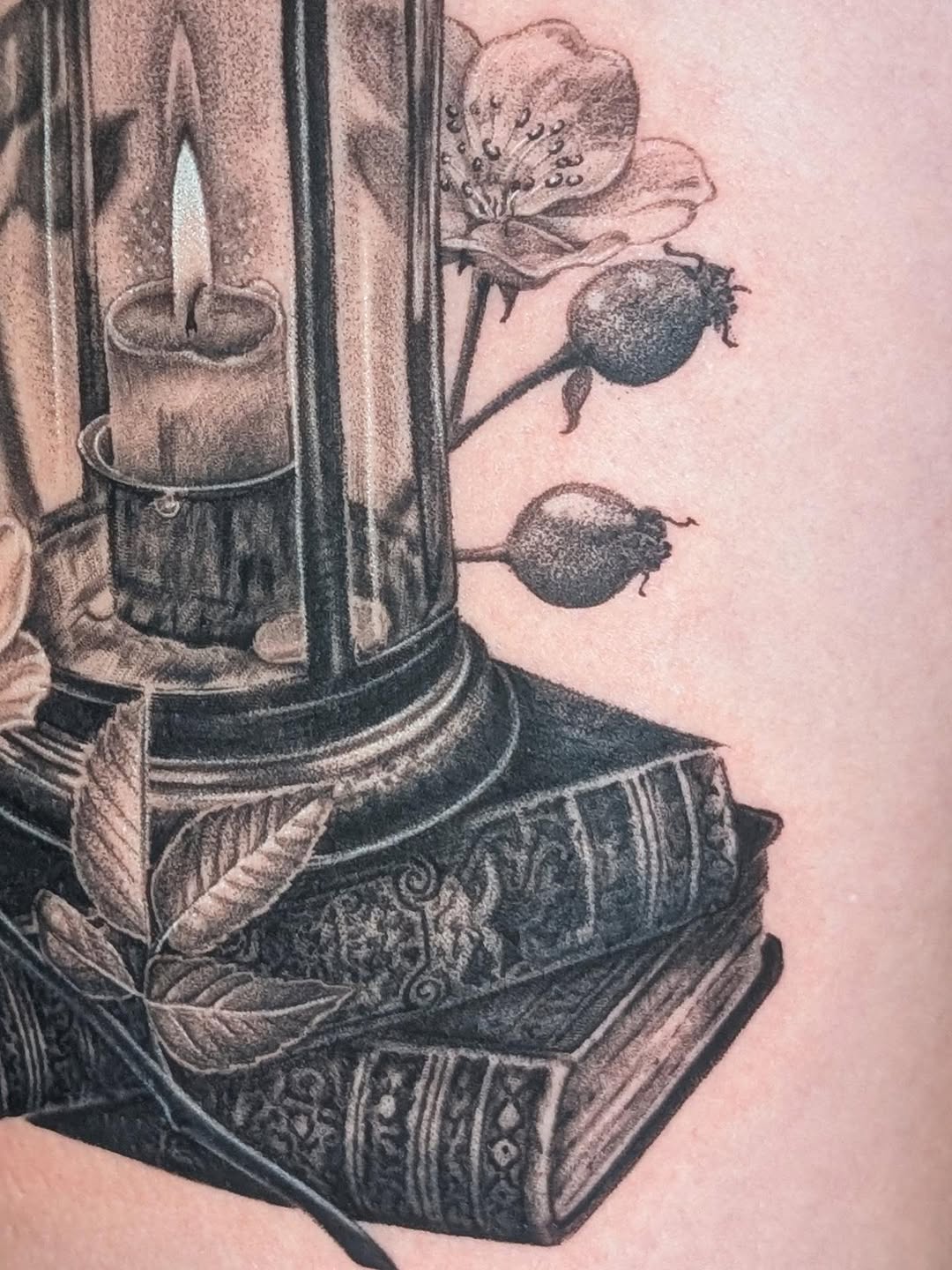 Tattoo by @arave.art โ realism, black_and_grey