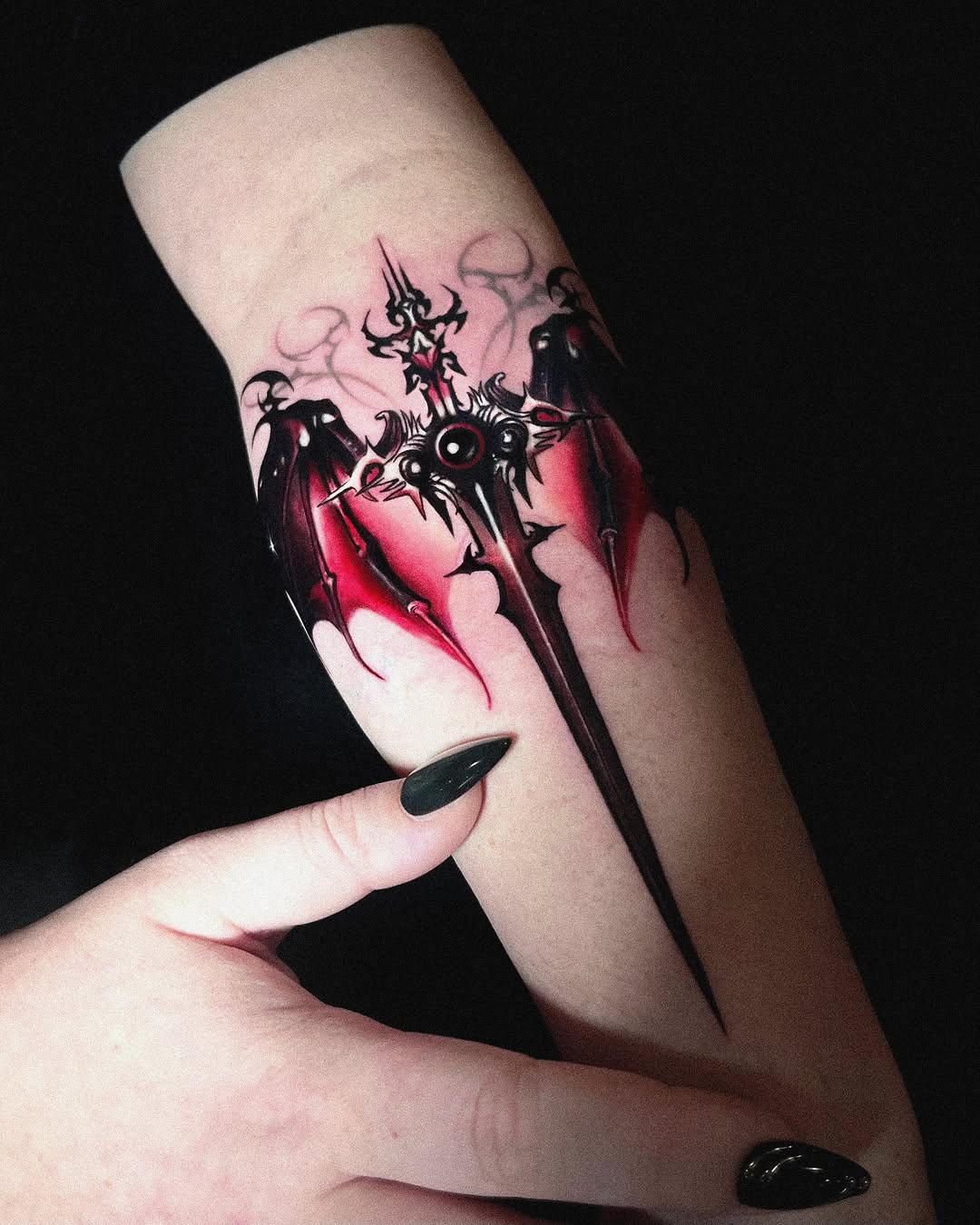 Tattoo by @yoda_ink β dark_realism, blackwork