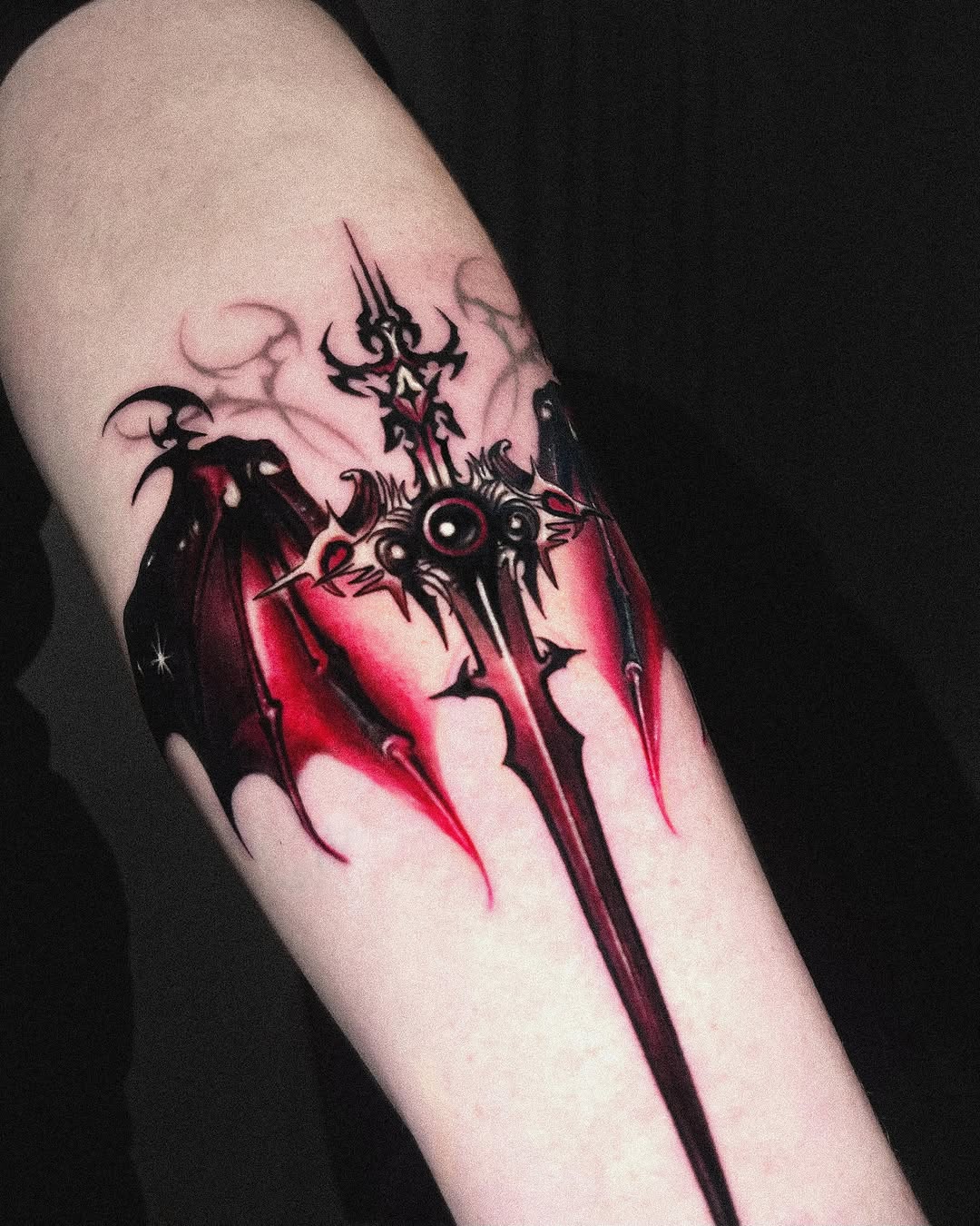 Tattoo by @yoda_ink β dark_realism, blackwork