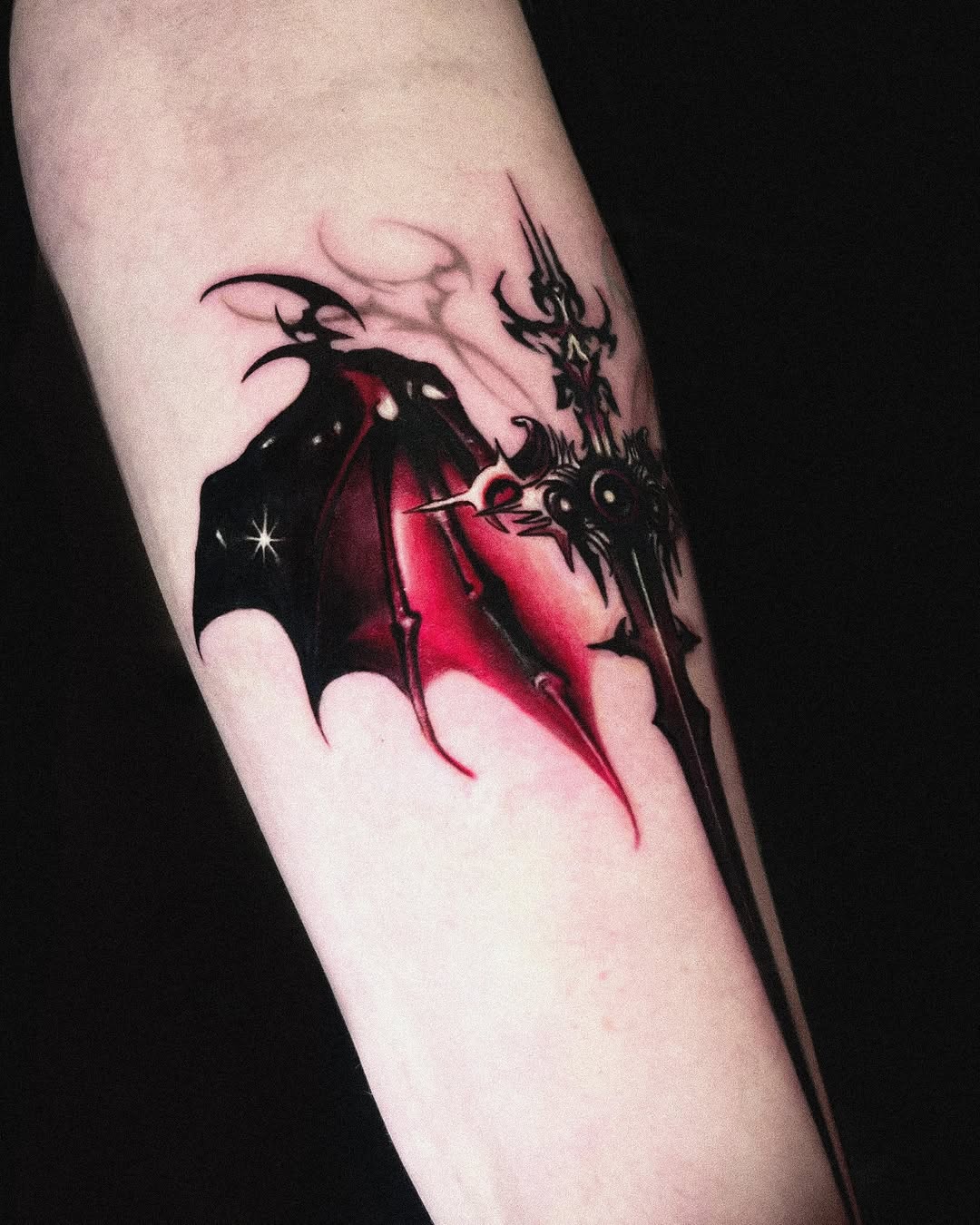 Tattoo by @yoda_ink β dark_realism, blackwork