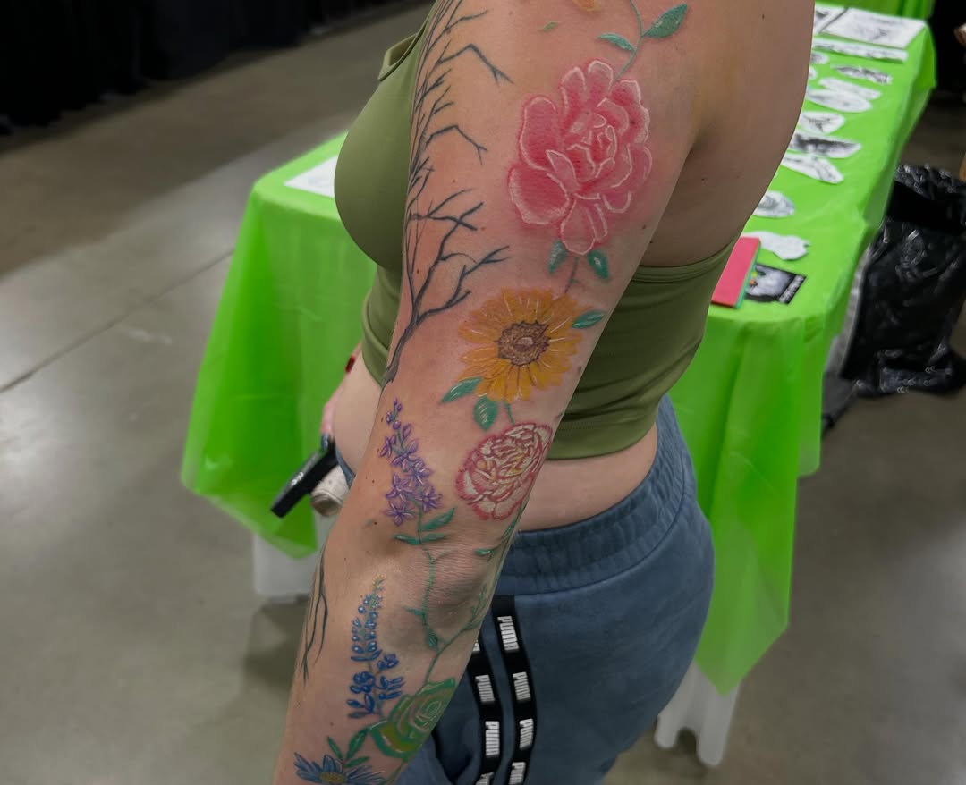 Tattoo work at Inkin' the Coast Tattoo Festival 2026
