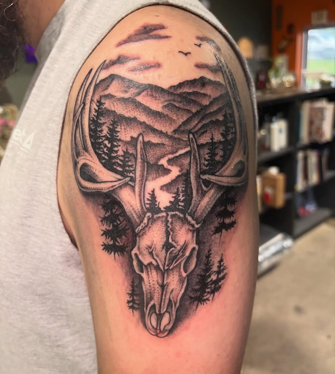 Tattoo by @dylans.tattoo — realism, black_and_grey