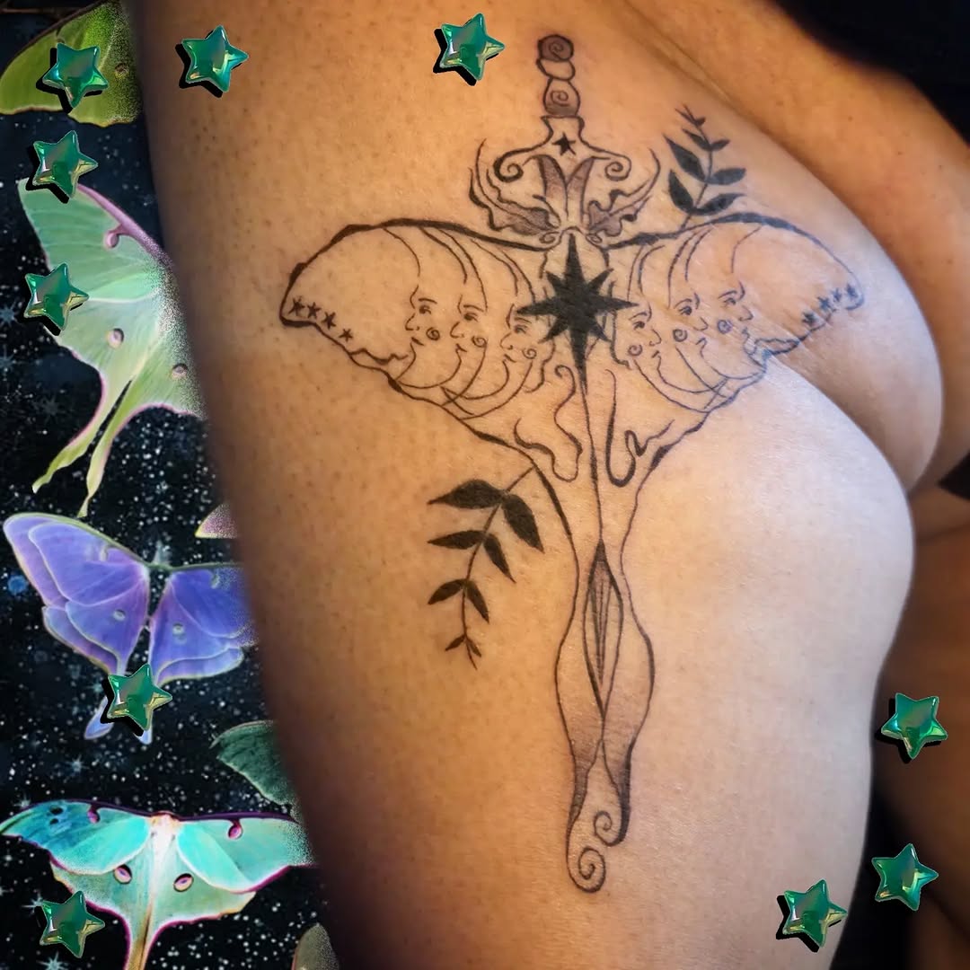 Tattoo by @wickedlilyink — black_and_grey