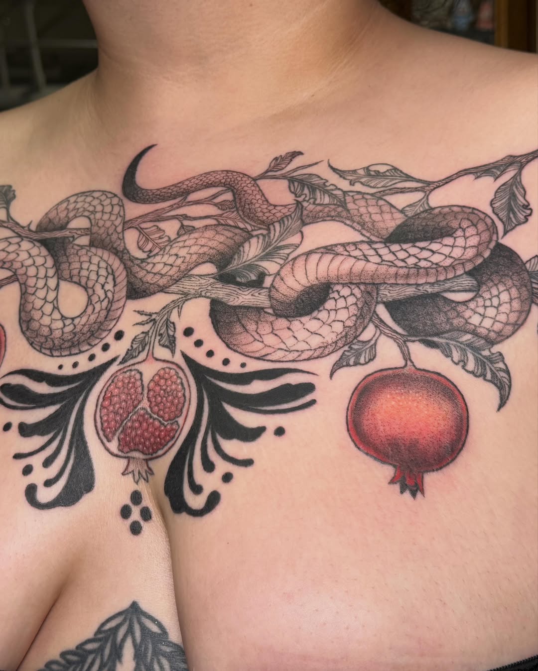 Tattoo by @dimsouls — black_and_grey