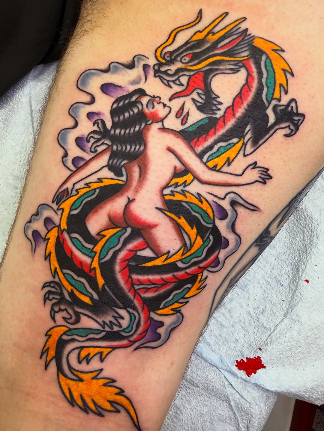 Tattoo by @morganhabe — american_traditional