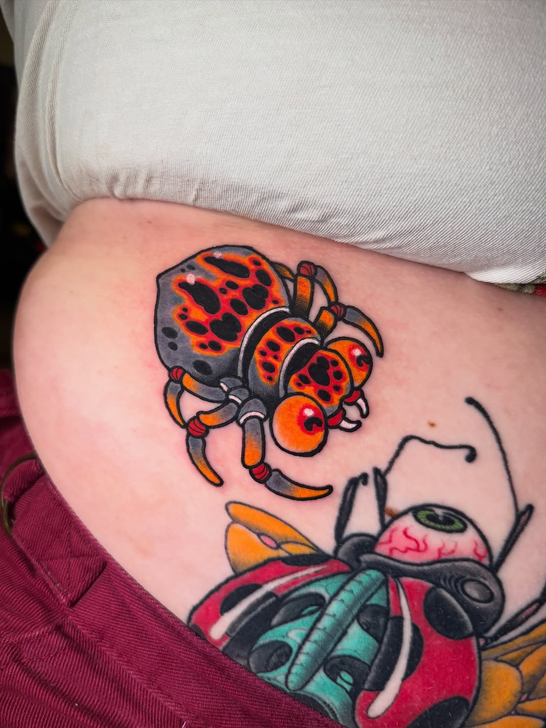 Tattoo by @_jesstattoos — american_traditional, illustrative