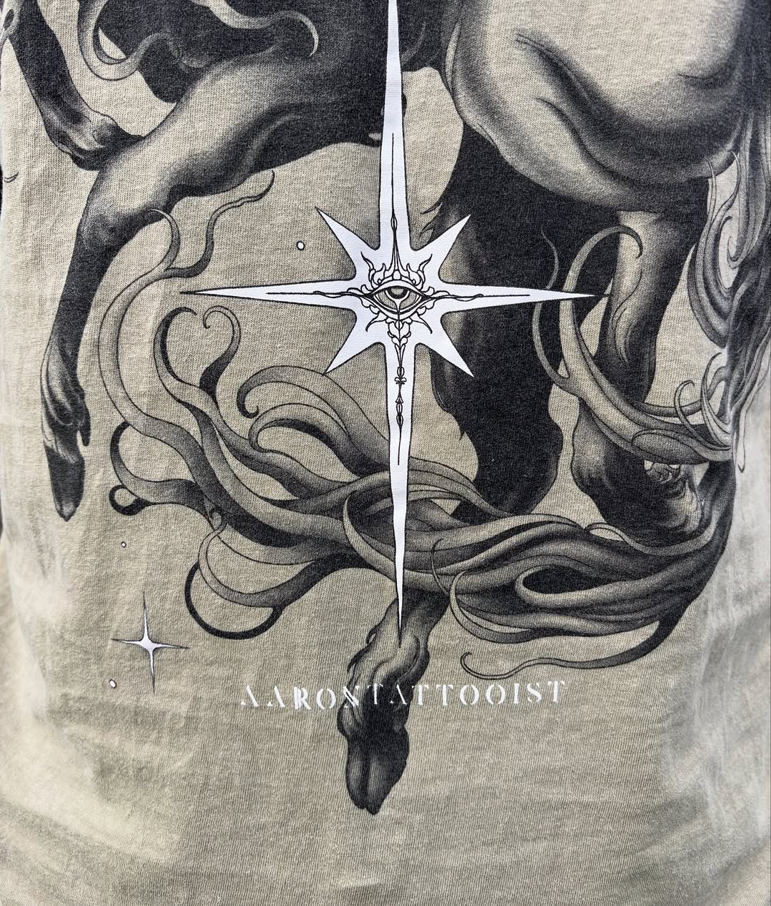 Tattoo by @aarontattooist — black_and_grey, realism