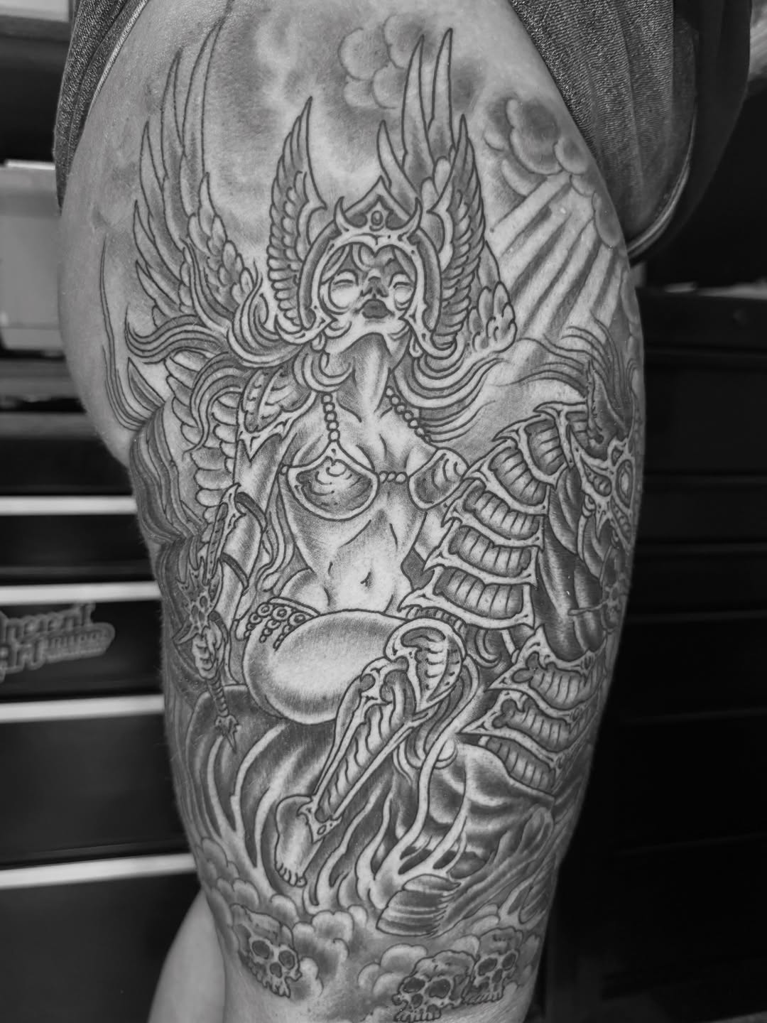 Tattoo by @j_ranno — black_and_grey, realism
