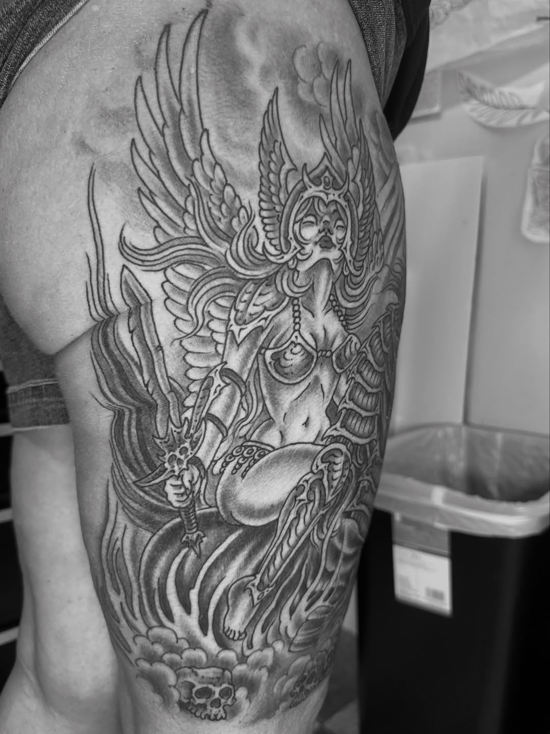 Tattoo by @j_ranno — black_and_grey, realism
