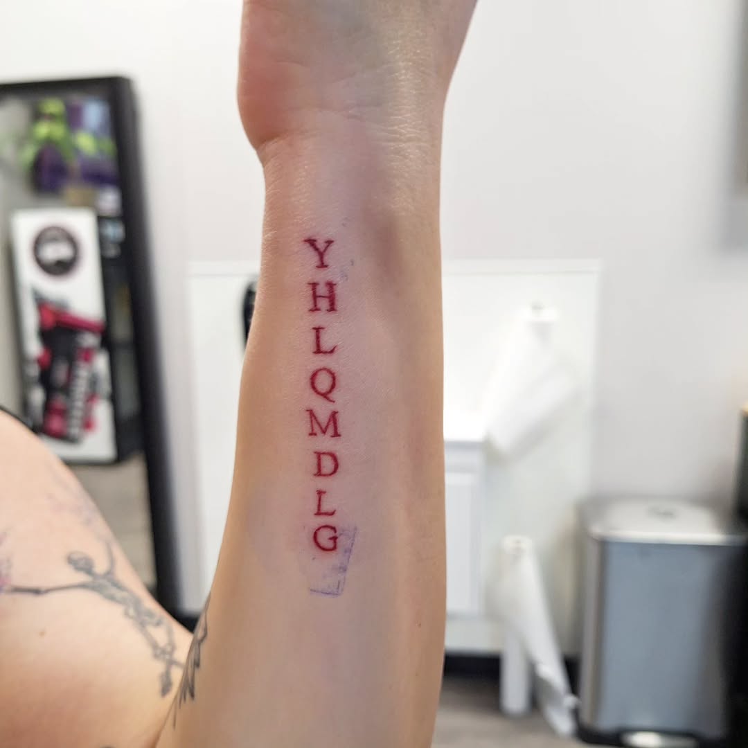 Tattoo by @t.rubio909 — lettering_script, minimalist